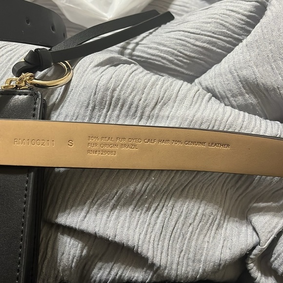 Rebecca Minkoff Calf Hair Convertable Clutch and Belt Bag Leopard design - Picture 8 of 16